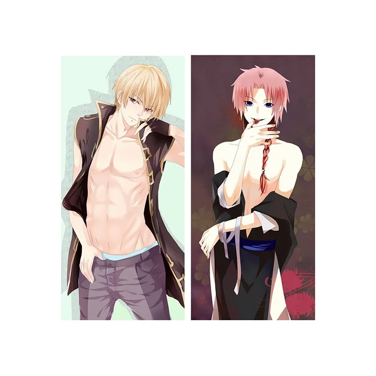 2WAY/WT funda de almohada estampada fundas de almohada chica funda para abrazar ropa de cama Otaku suave funda de cojín ambos lados hombres