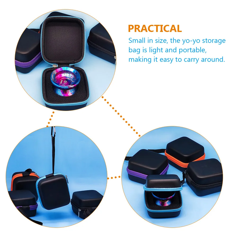 Storage Bag Size Light Portable Organizer Holder For Yoyo Lovers Beginner Finger Earbuds Storage Case Yoyo Case Gift Box