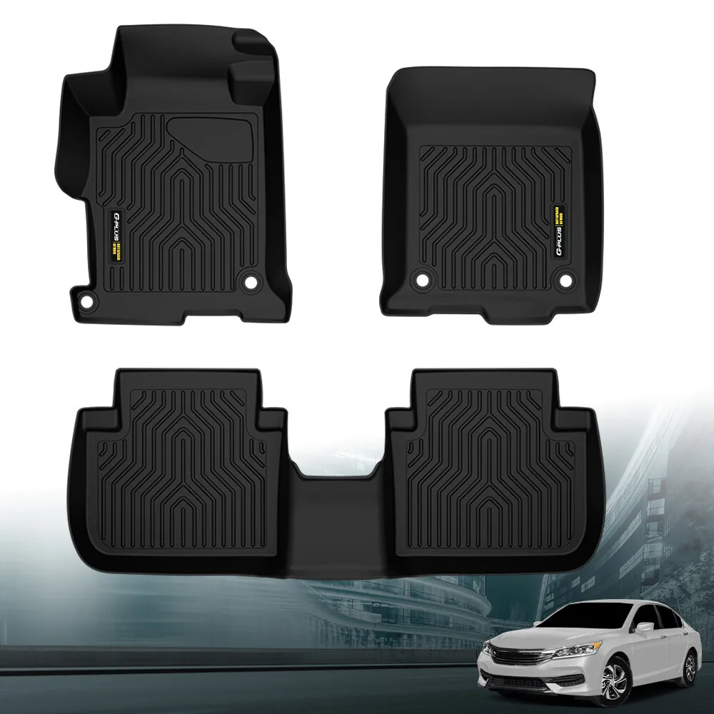 Floor Mats Fit For 13-17 Honda Accord Sedan All Weather Protection Liners