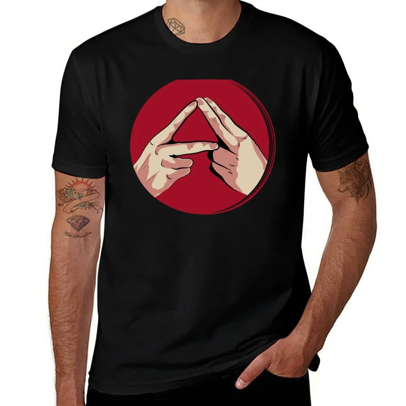 Alt J triangle hands T-Shirt tees designer shirts man t shirt shirts graphic shirts men graphic