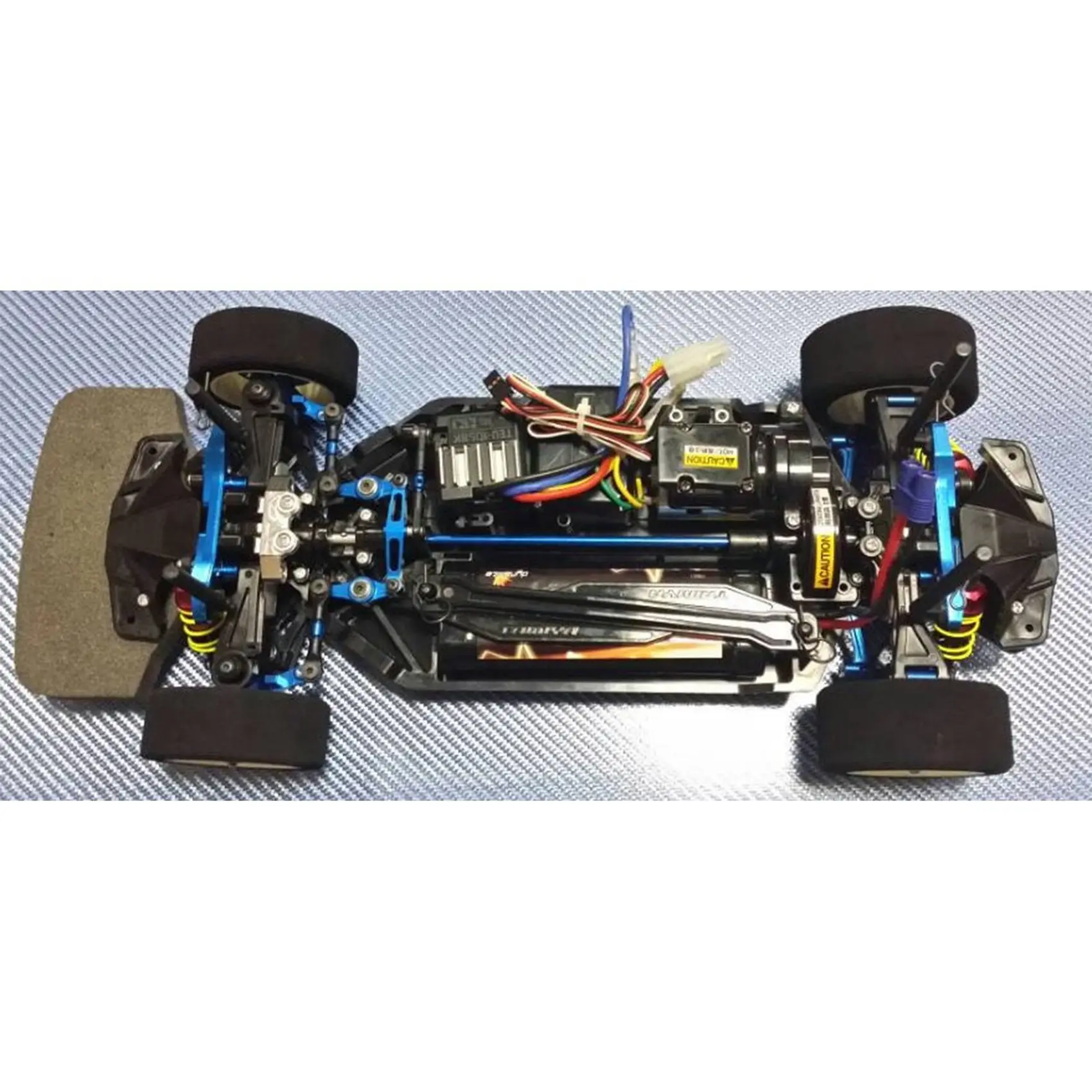 

FBIL-6 шт. металлические рулевые тяги для Tamiya TT02 TT02T 1/10, запчасти и аксессуары для радиоуправляемых машин, синие