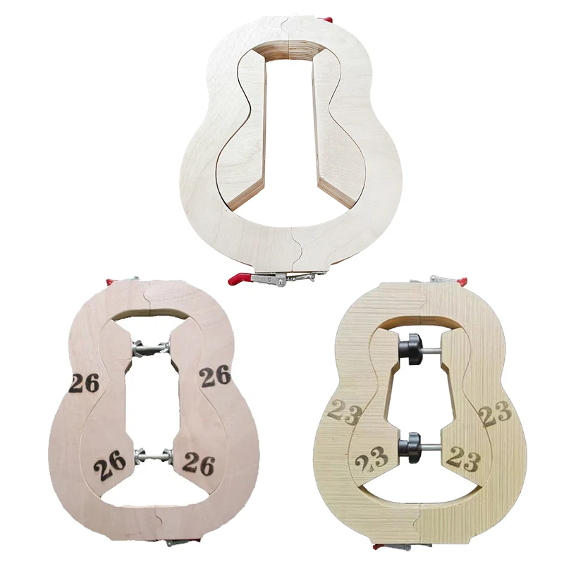 Guitarra Combinação Produção e Montagem Mold, DIY Material Ferramenta, ukulele, 21, 23, 26 Polegada