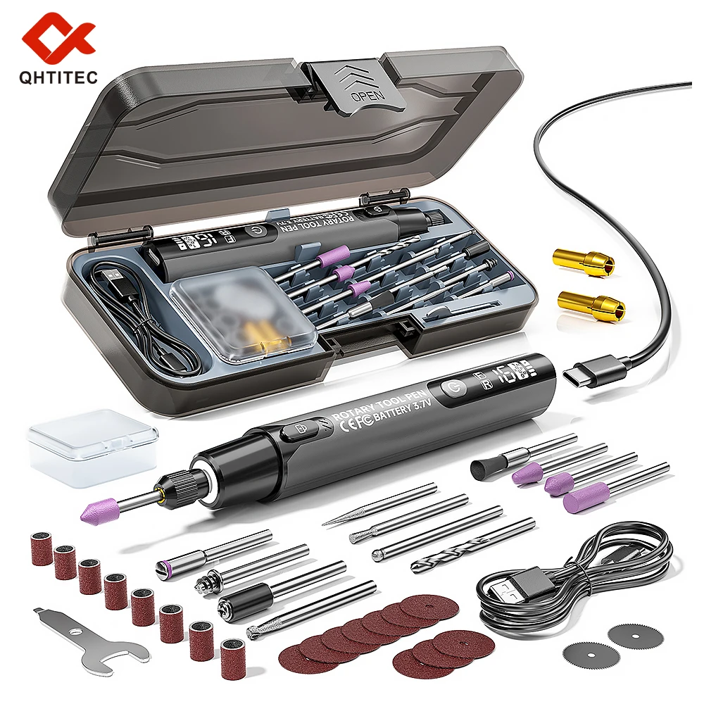 JCD Elektrische Mini Grinder Graveren Pen 4.2V 10000-16000r Draadloze Grinder Draadloze Micro Rotary Gereedschap Boor voor sieraden Metaal