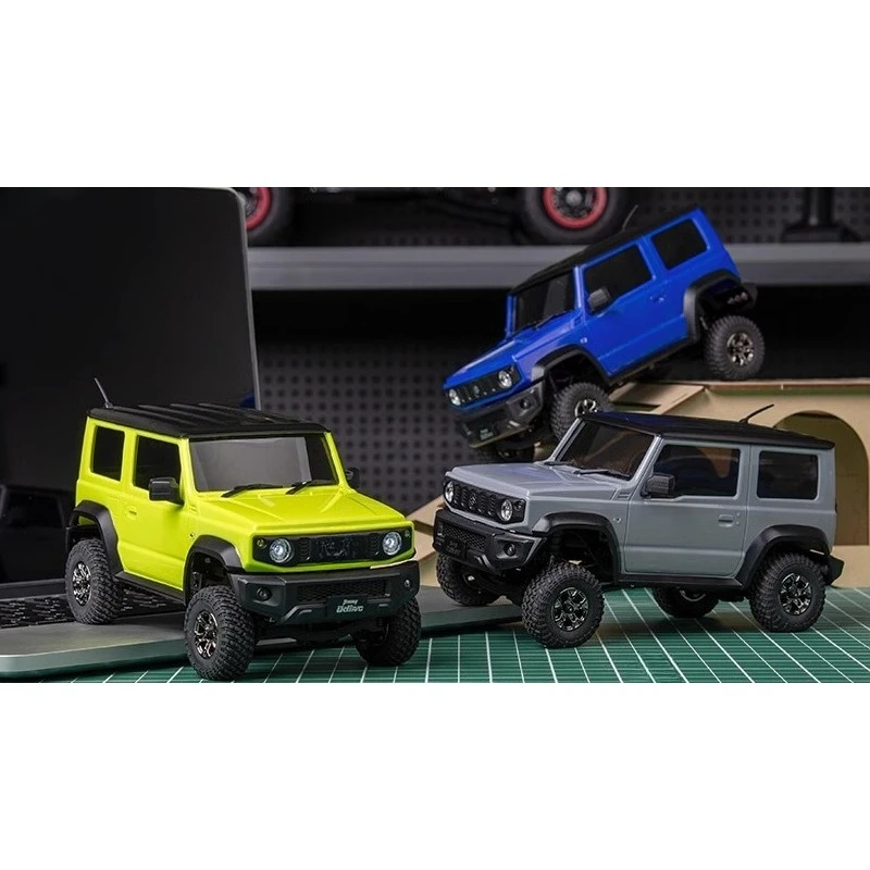 UCX2402 1/18 Remote Control Car 4X4 Crawler Simulation Reverse Gear RTR Off-Road Remote Control Car Model Children's Toy Gift