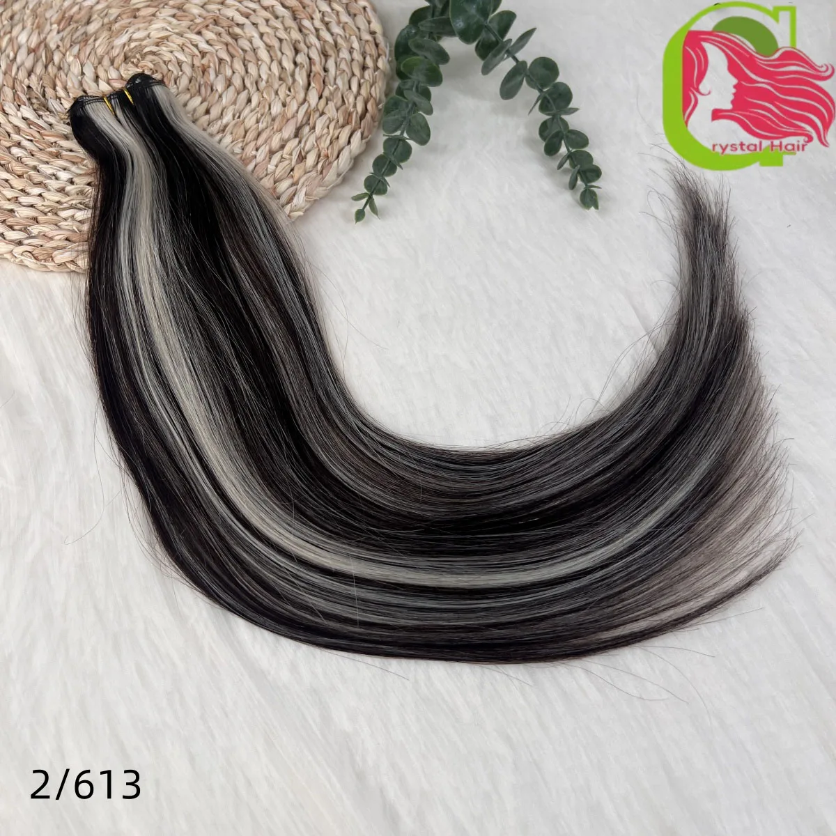 Straight 100%Human Hair Weft Bundles Extensions  Remy Natural Hair Sew In Weaves Brown Blonde Color Vietnamese Hair For Braiding