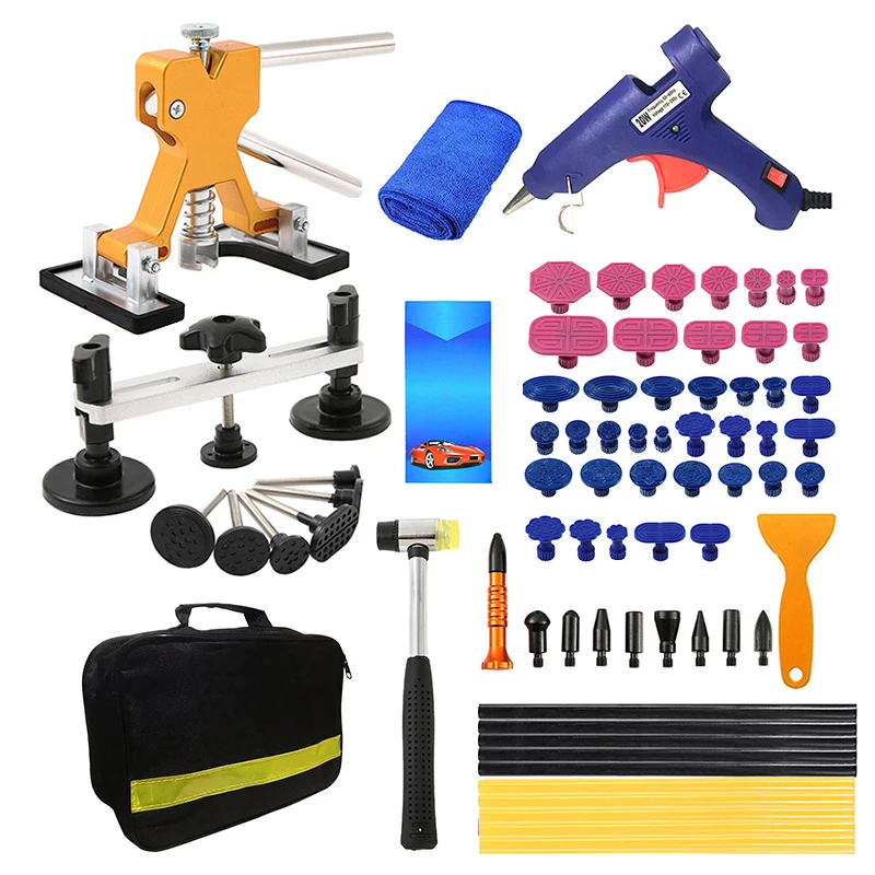 Car Body Paintless Dent Repair Tool Auto Dent Repair Puller Mix Size Suction Cup Puller Kit For Hand Maintenance Renovate Car