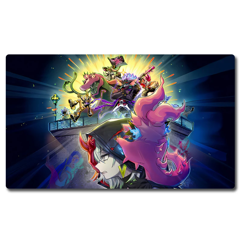 Yugioh Goblin Biker Grand Entrance Play Mat Yu-Gi-Oh! TCG OCG ألعاب بطاقات التداول حصيرة Duel لوحة المطاط بطاقة حصيرة الماوس الوسادة #5