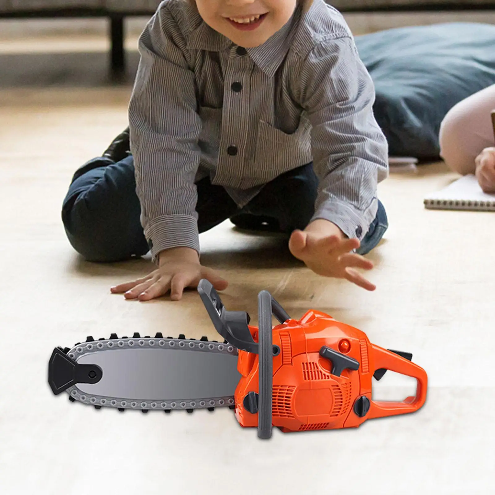 Electric Toy Chainsaw Repair Handsaw Lawn Toy for Children Boy Holiday Gifts