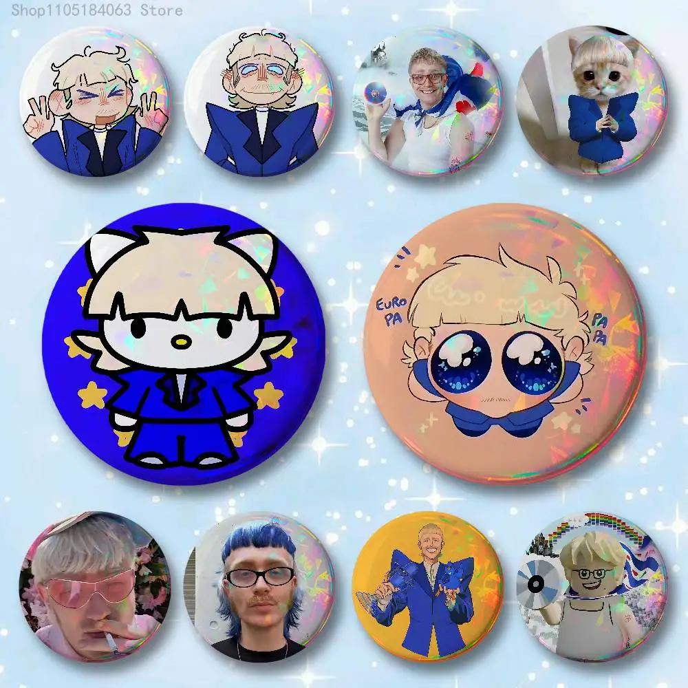 

J-JoostS K-KleinS Badges 25 32 44 58 75 mm Round Cosplay Pin Bag Decor Fans Collect Friends Gifts Brooch Souvenir