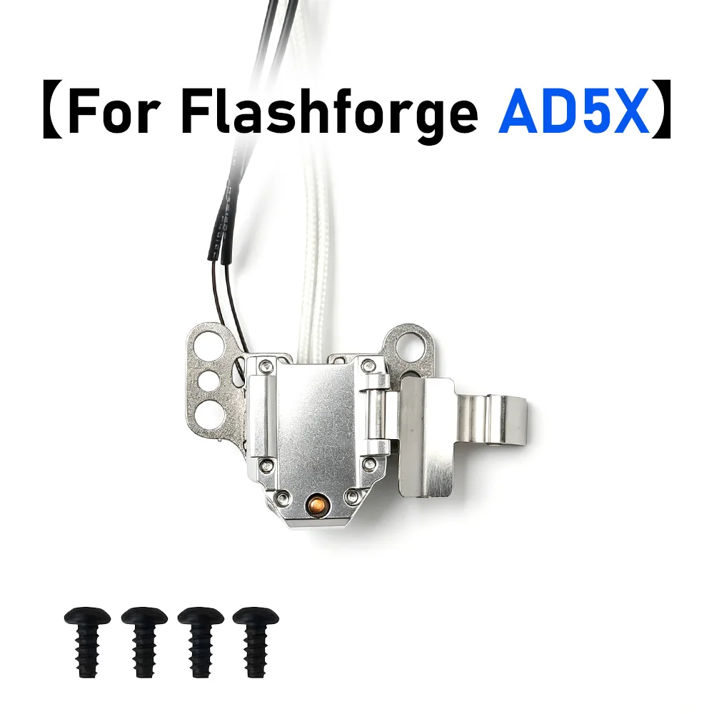 Componente de Aquecimento Hotend AD5X para Kit de Montagem de Aquecimento Flashforge AD5X com Cartucho de Aquecimento e Sensor de Temperatura Termistor