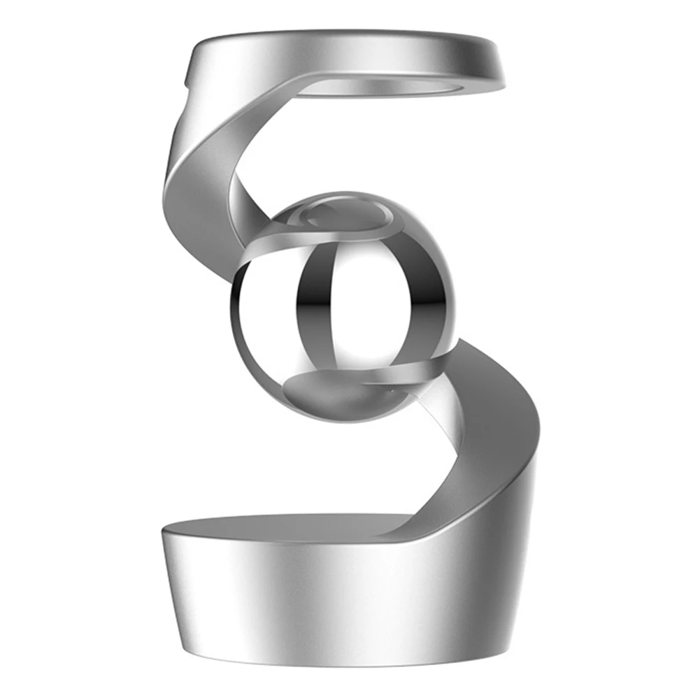 Gravity Defying Kinetic Desk Toy Desktop Floating Gyroscope Fidget Spinners Levitating Desk Toy for Office Desk Decor for Adults