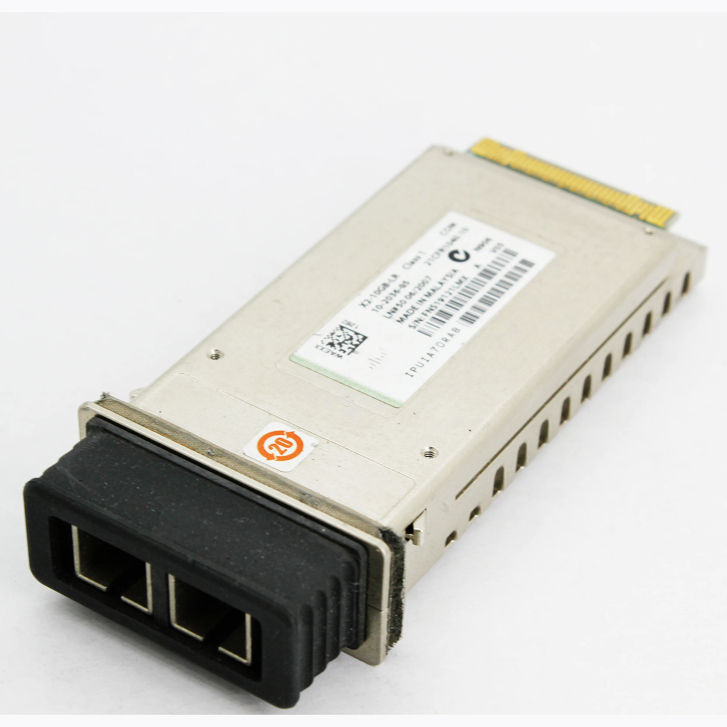 Подлинный для Cisco X2-10GB-LR COM 10-2036-05 ipuia70раб нм 10 км, двойной бывший в употреблении оптический модуль трансивера SC