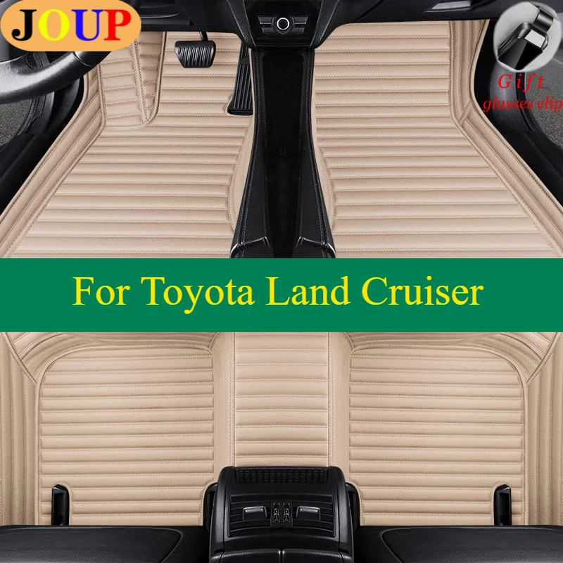 

For Toyota Land Cruiser 1998-2025 Car Floor Mats Custom All Weather Custom Carpets Covers Left /Right Hand Drive
