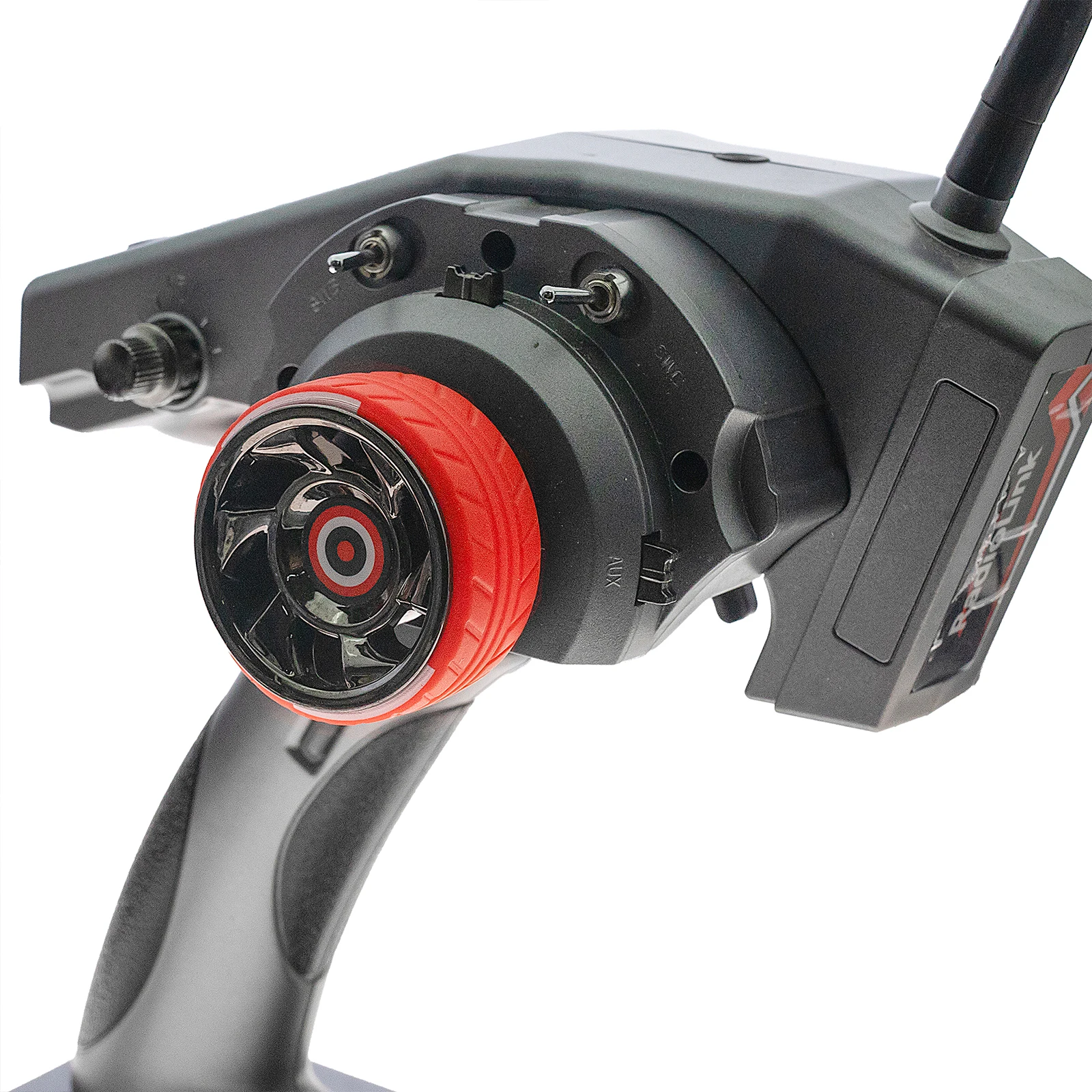 Upgrade siliconen handwiel voor Flysky NB4 HOTRC CT8A - Universeel antislip RC-zenderaccessoire