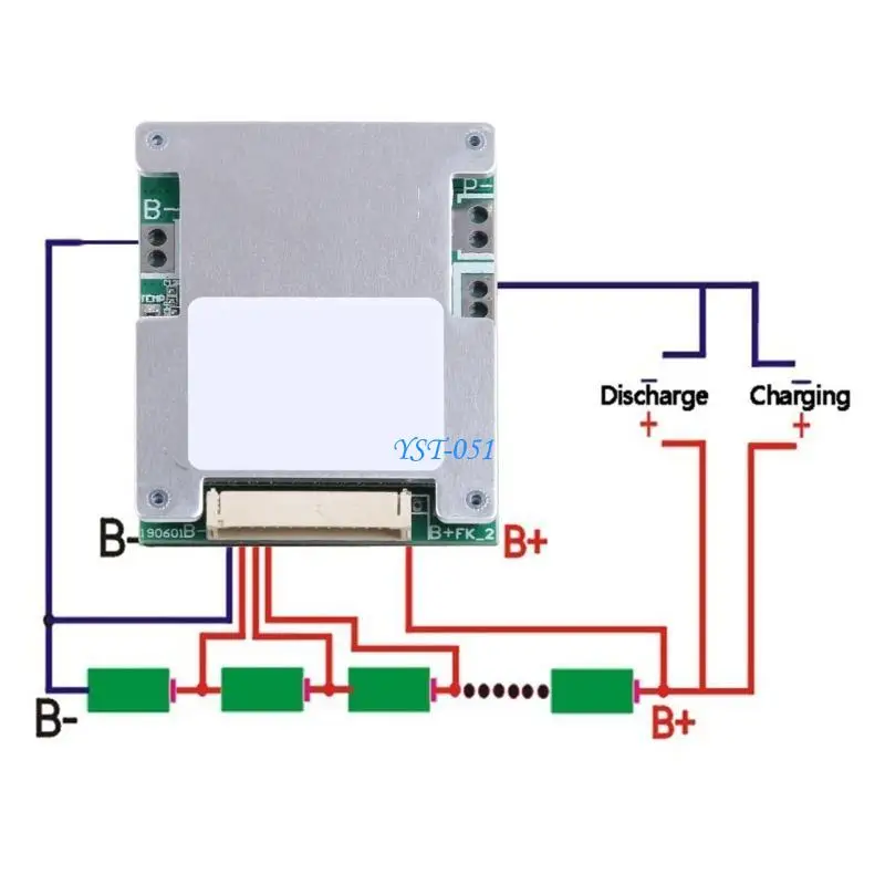 

E15A Professional 13S 60A Metal 13 String Battery Management Upgrades for High Performances Lithiums Battery Packs