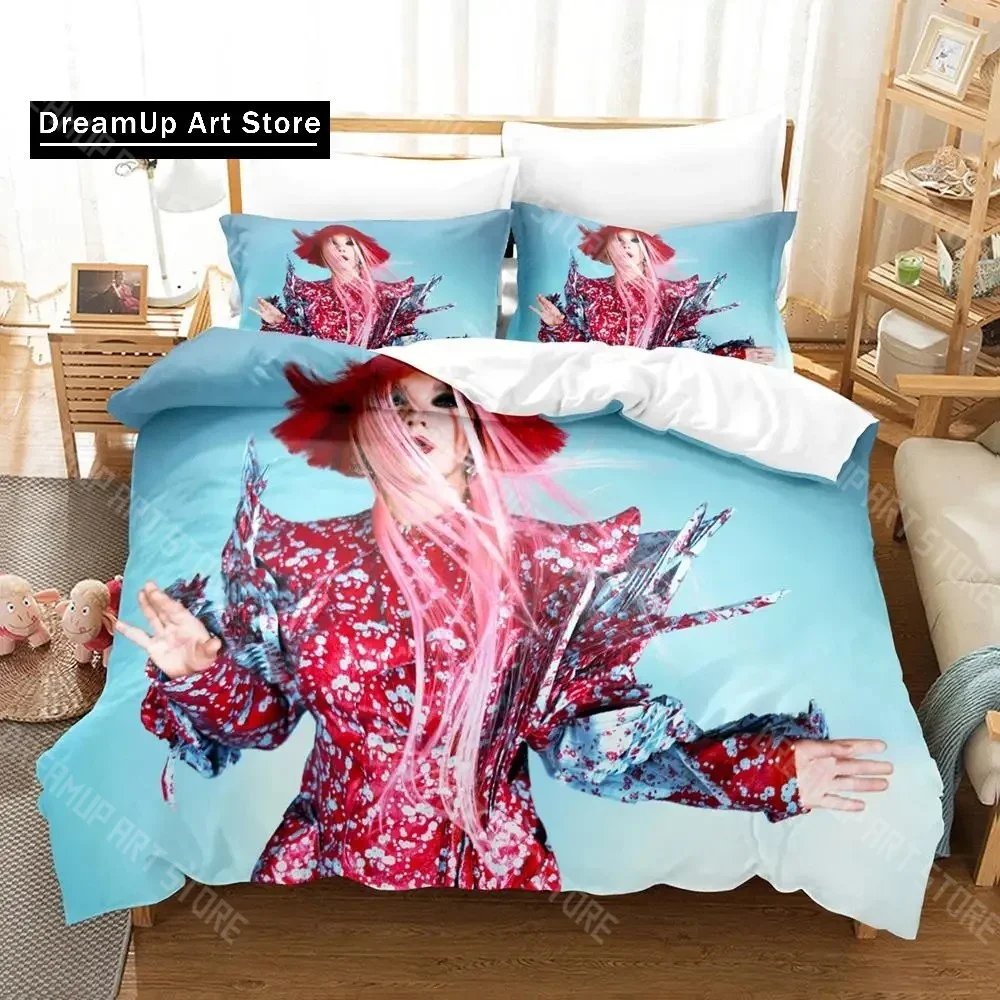

3D Bjork Bedding Set Single Twin Full Queen King Size Bed Set Aldult Kid Bedroom Duvetcover Sets Anime parure