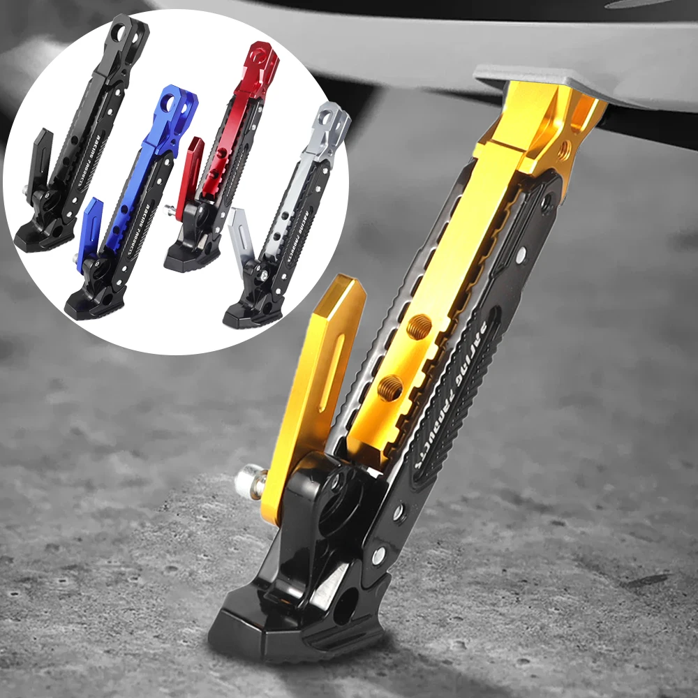 Motorrad Ständer Parkplatz Kick Ständer Halterung Fuß Seite Unterstützung Aluminium Legierung Für Dirt Bike Motorrad Zubehör Universal