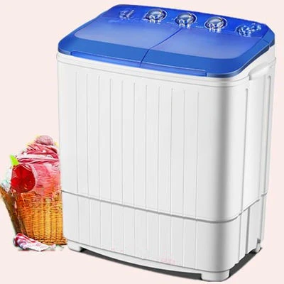 Portable Mini Compact Twin Tub Washing Machine Washer  Spinner Portable Washing Machine