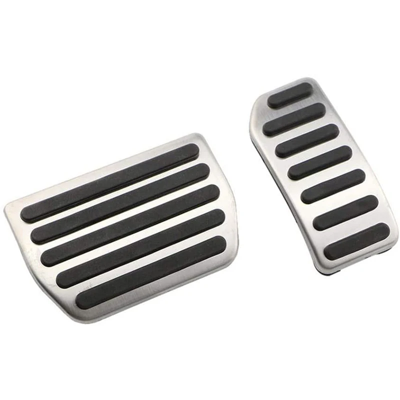 Car Modified Aluminium Alloy Accelerator Gas Brake Pedal AT Pad Stickers For VOLVO S60 S60L  XC60 XC70 V70 S80L