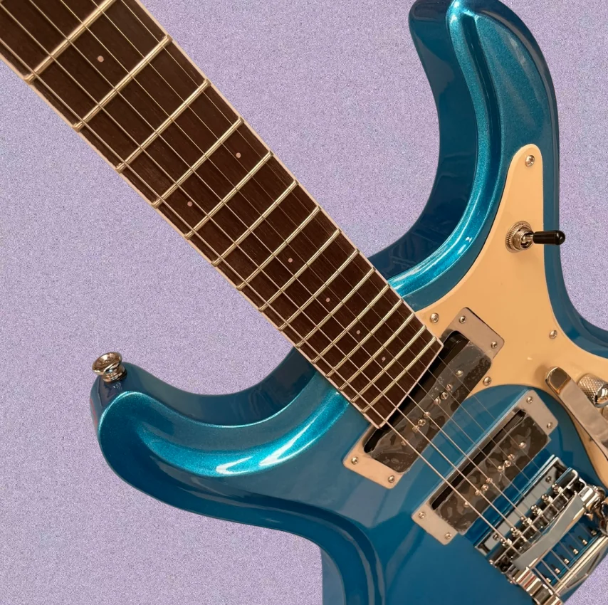 Guitare électrique bleue métal - Electric Guitar Beginner avis et prix