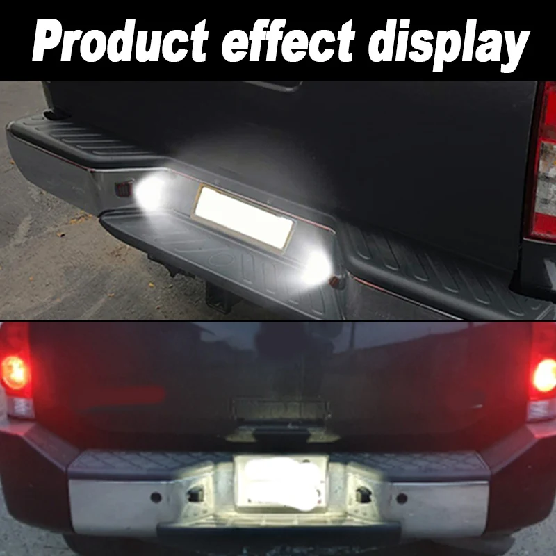 LED License Plate Lights For 2007-2019 Nissan Navara D40 Frontier 26510-ZP50A 26510-EA820 26510-ZP30A 26510-ZJ00A 26510-9FM0A