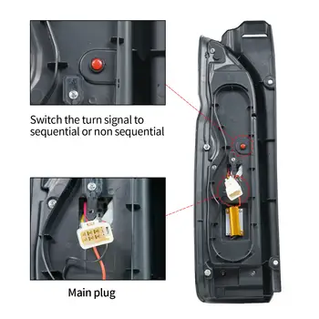 LED zadní světla pro Toyota Hiace 2005 2006 2007 2008 2009 2010 2011 2012 2013 2014 2015 2016 2017 2018 Zadní brzdové světlo 10 nejlepší prodej LED zadní světla pro Toyota Hiace - №1