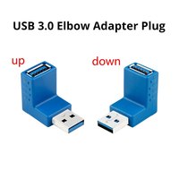 Newest Hot USB Male To Female Left Angle 90 Degree Turn Adapter USB3.0 Male To Female Elbow AdapterPlug