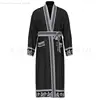 Ensemble pyjama long pour homme, peignoir style baroque, short kimono, vêtements de nuit printemps-été, vêtements d'intérieur en satin
