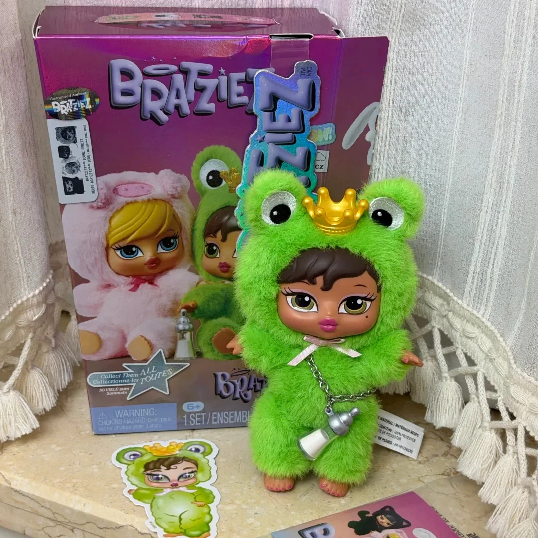 Bratz New Bratziez Plush Doll Trendy Toy Kawaii Genuine Blind Box Fluffy Keychain Pendant Cuet Mystery Box Birthday Gifts