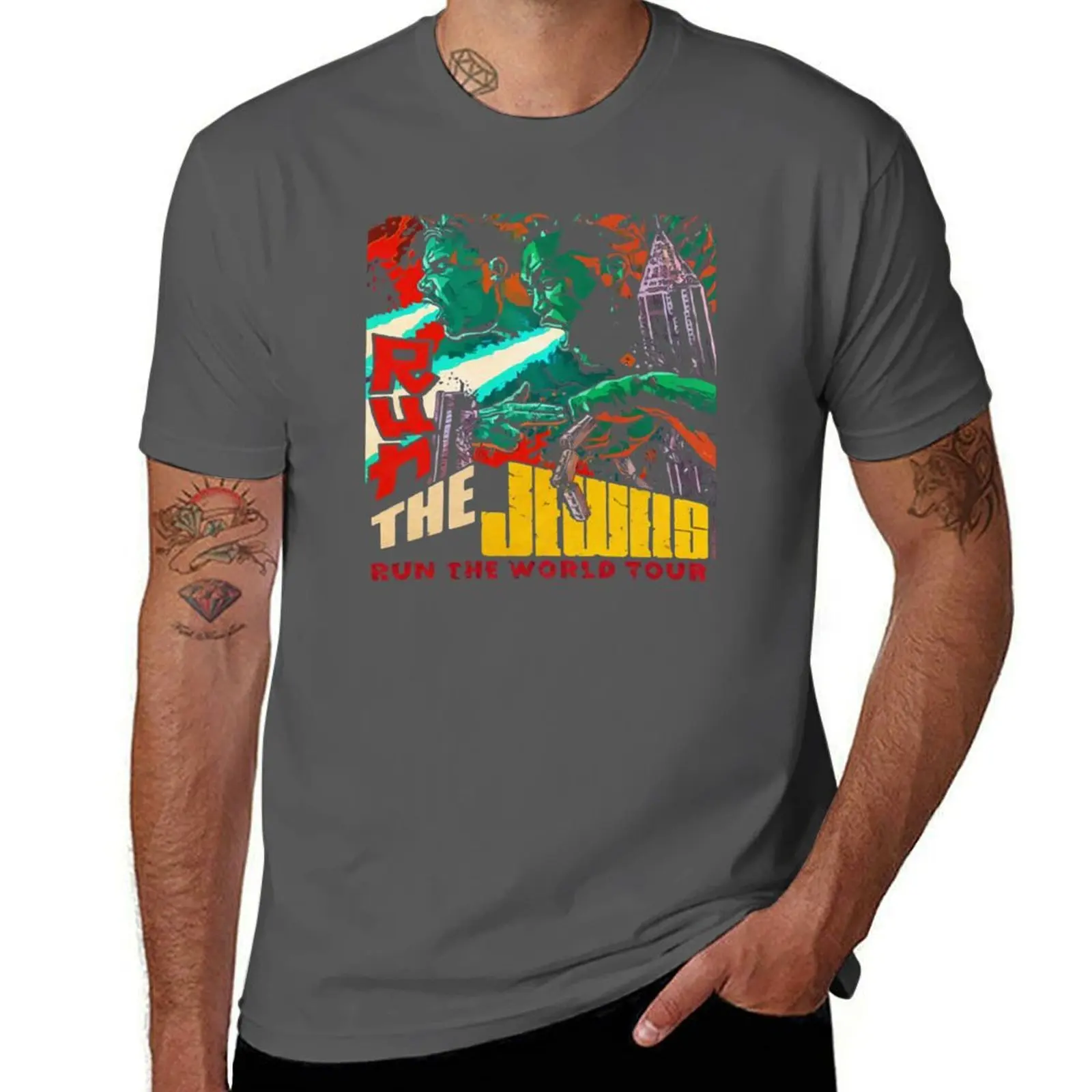 

run the jewels - World tour T-Shirt Summer Fashion Casual Tee Shirt