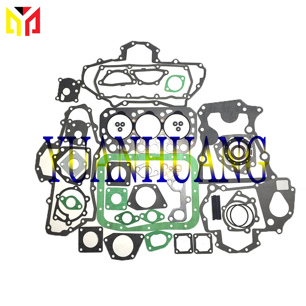 K3M Full Gasket Kit for Mitsubishi MT300 MT301D Tractor Diesel Engine