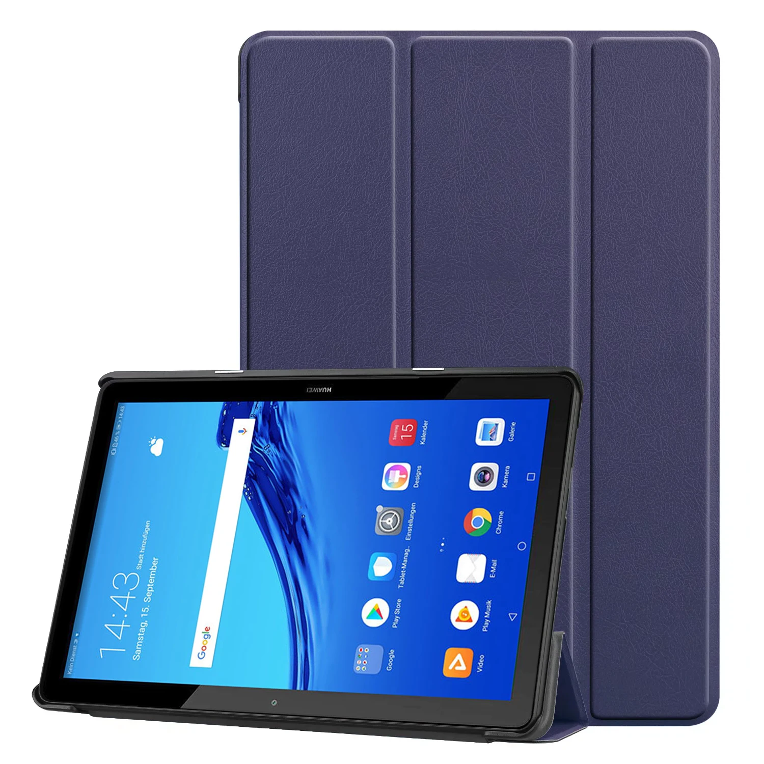 For Huawei MediaPad T5 10 Case 10.1 inch Trifold Magnetic Leather Hard Cover For Huawei MediaPad T5 10.1'' AGS2-W09 L09 L03 W19