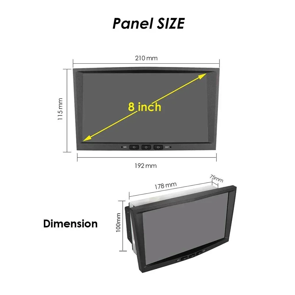 Android 13  For Opel Astra H Vectra C D Corsa Antara Combo Vivaro Zafira B Vauxhal 8inch Stereo 2 Din Screen