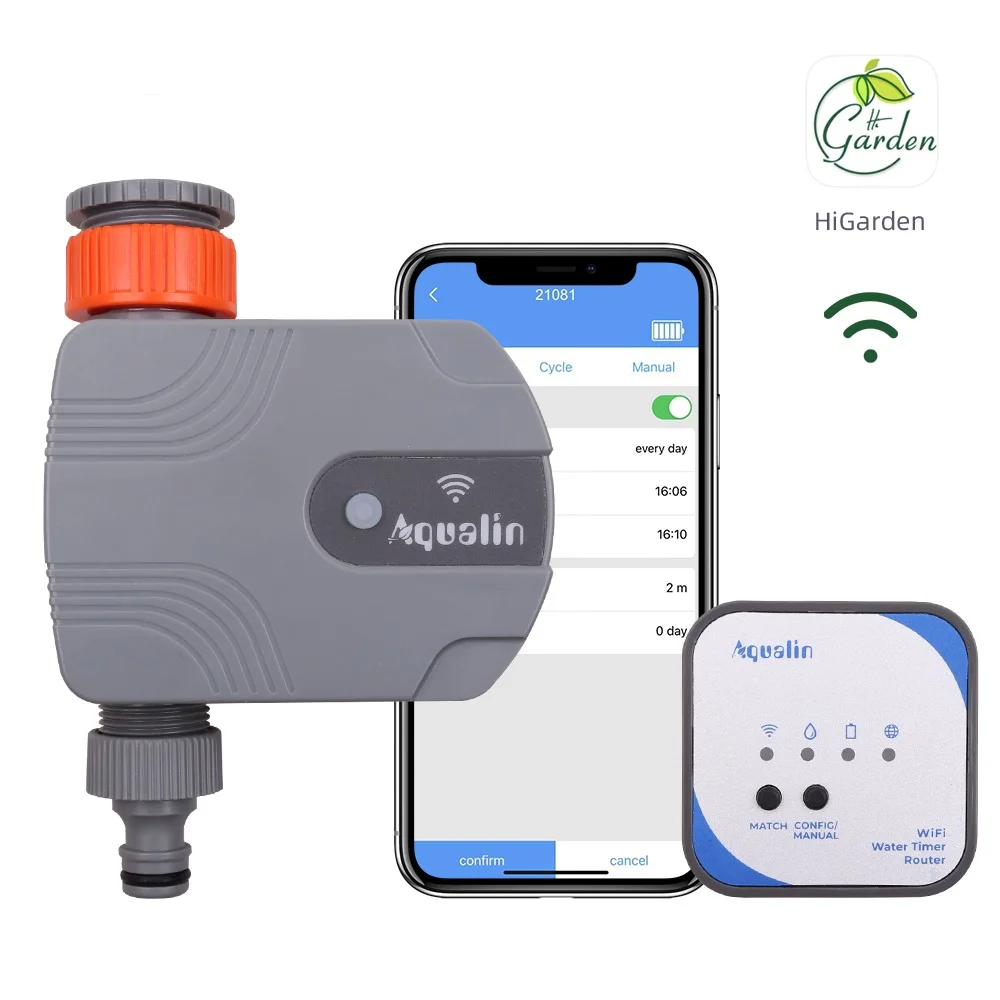 

Auqalin Irrigation WiFi Gateway Flower Watering Controller Timing Watering Artifact Automatic Smartphone Remote Timer