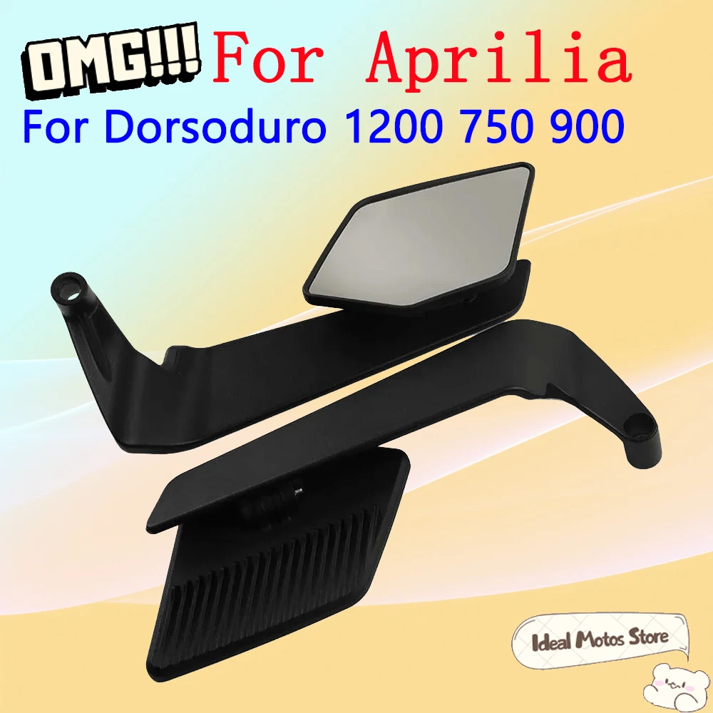 

Rearview Mirrors Stealth Winglets Wing Side Mirror For Aprilia Mana 850 Dorsoduro 1200 750 900 Tuono 125 1000 Tuareg Accessories