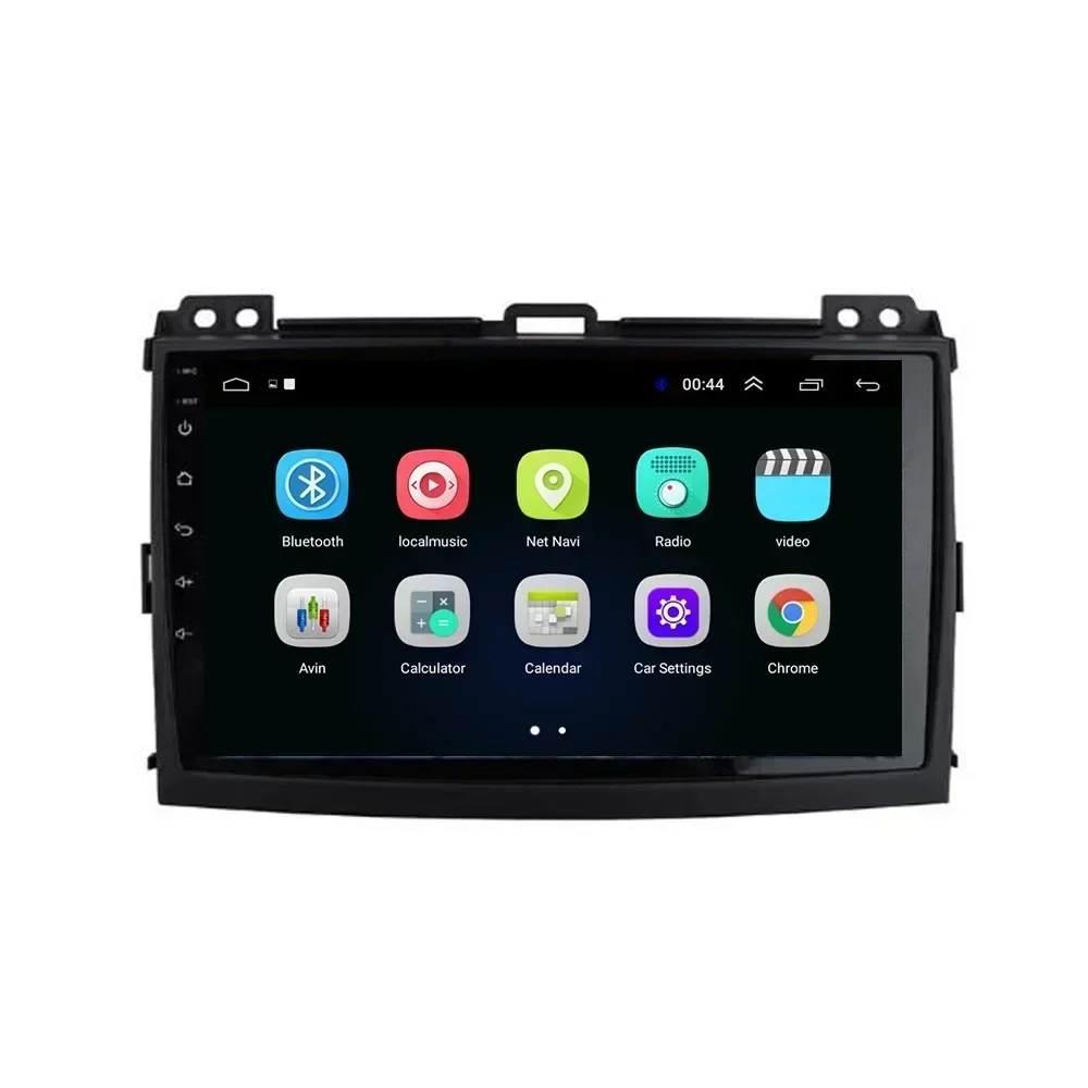 2 Din Android 13 Car Stereo Radio DVD GPS Multimedia Video Player 5G WiFi Camera DSP Carplay For Toyota Prado 120 2004 - 2009