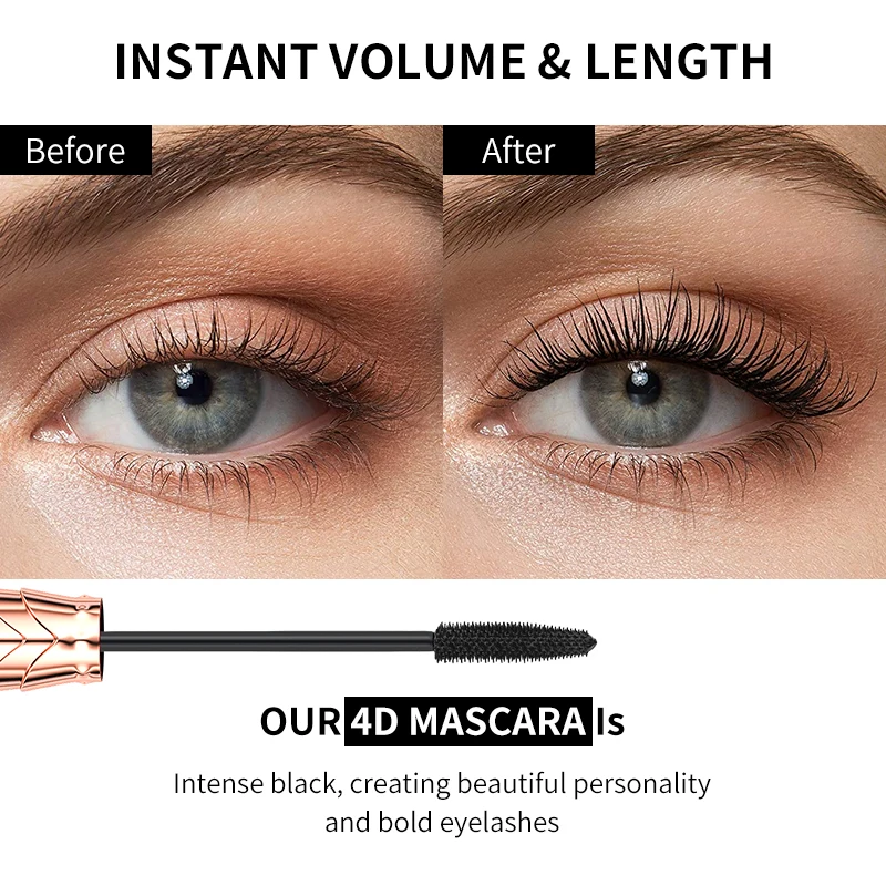 Wimpers Verlenging Mascara Langdurige Waterdichte Vrouwen Koreaanse Zijdeachtige Lash Zwarte Wimpers Extensie Make-Up Schoonheid Cosmetisch