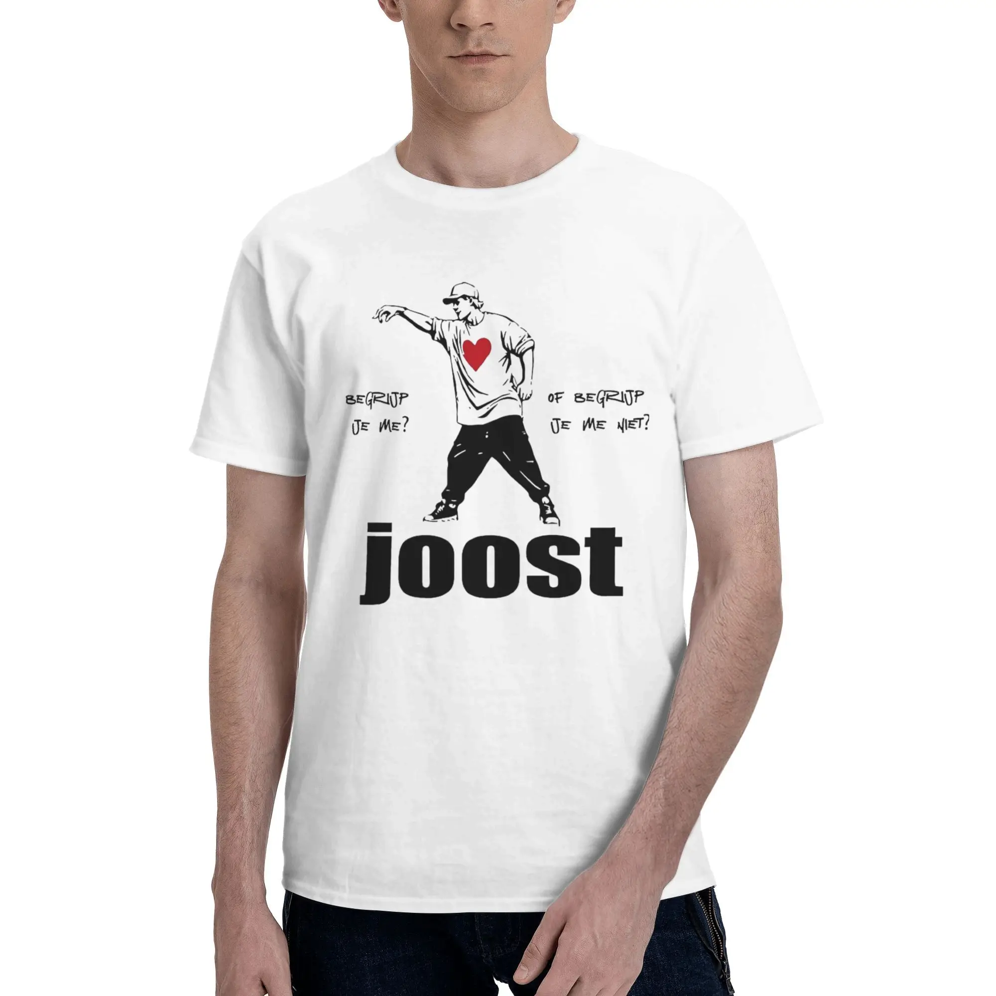 Joost Klein Unity Music Album T Shirts Men's  Cotton Funny T-Shirt Round Neck  Tees Short Sleeve Clothes Gift Idea