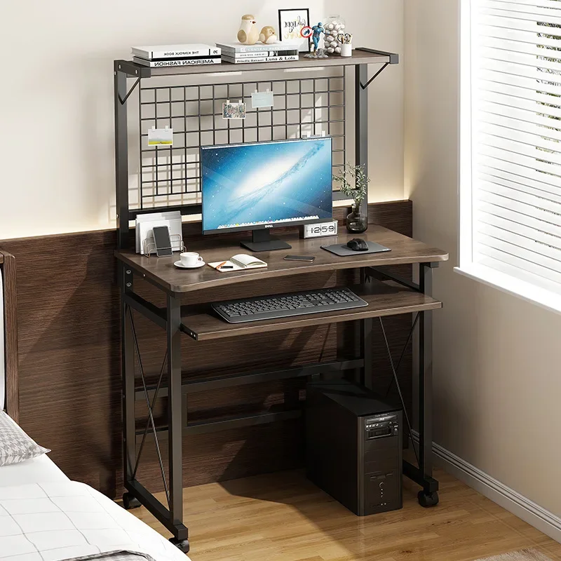 Home desk, student desk, bookshelf combination is simple
