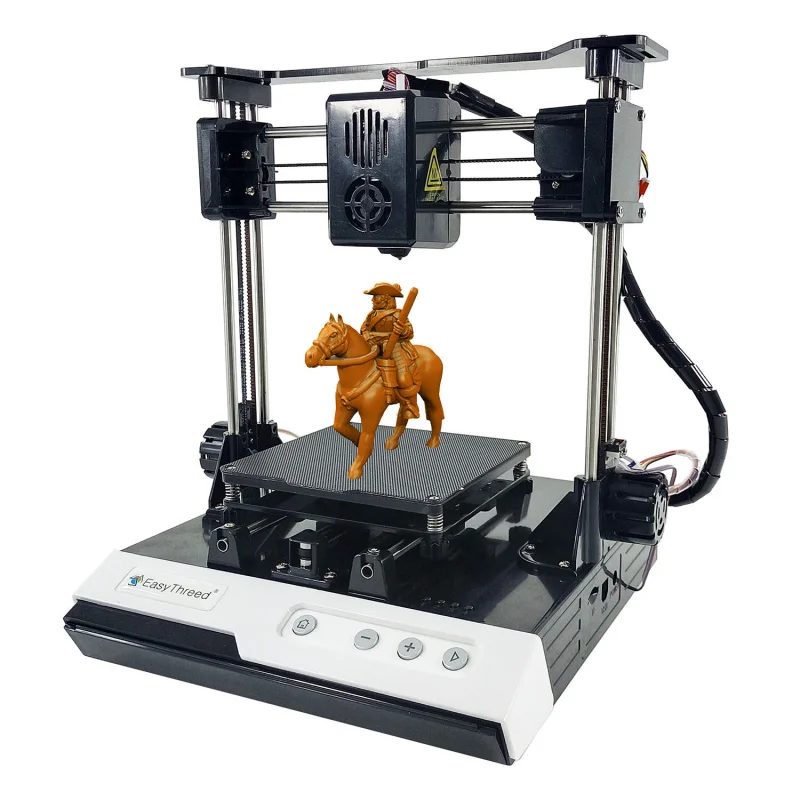 Impresora 3D K1 Mini, Máquina de Impresión 3D Portátil de Escritorio para Uso Doméstico y Educativo
