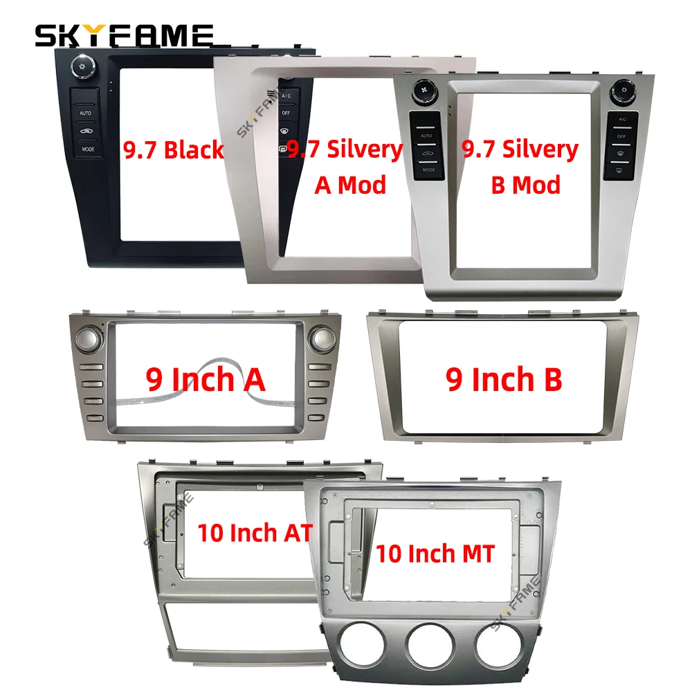 

SKYFAME 9/10/9,7 дюймов автомобильная рамка Fascia адаптер Tesla Android радио приборная панель комплект для Toyota Camry Daihatsu Altis Solara