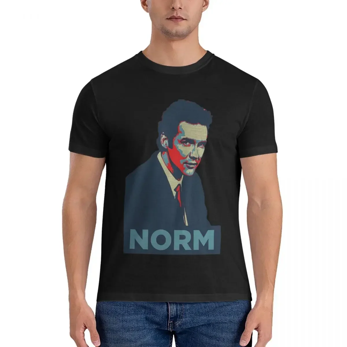 100% Cotton Norm Macdonald Political Poster T-shirt Unisex Classic Oversized T Shirt Men O-Neck Summer Shirts Tops S-6XL