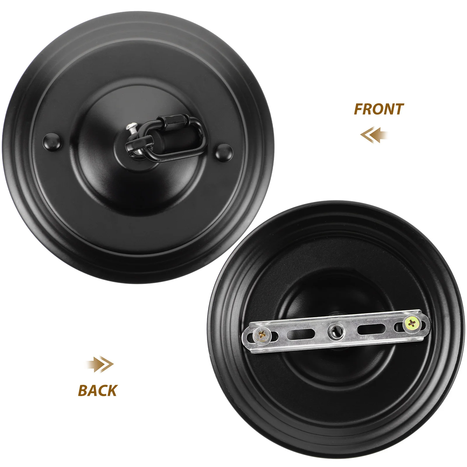 

1Set Ceiling Cover Plate Metal Chandelier Canopy Light Fixture Mounting Bracket Durable Vintage Pendant Light Parts