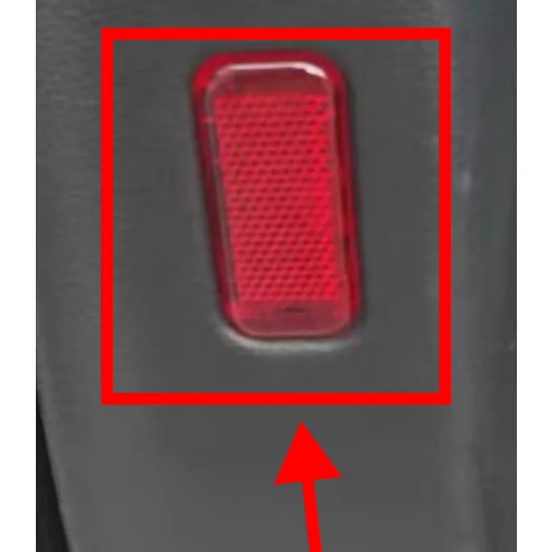 Automobile Part New Red Door Warning Light Reflector Cover Lampshade Lamp Sheet for Audi A4L Q5 A6L A3 Q3 A5 Q7 A7 A8