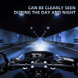 Universal motorcycle speedometer, digital speed meter, led tachometer, panel panel panel, lcd display, y bracket, ad, universal 6 Main Sales Digital Moto Speedometer - №5