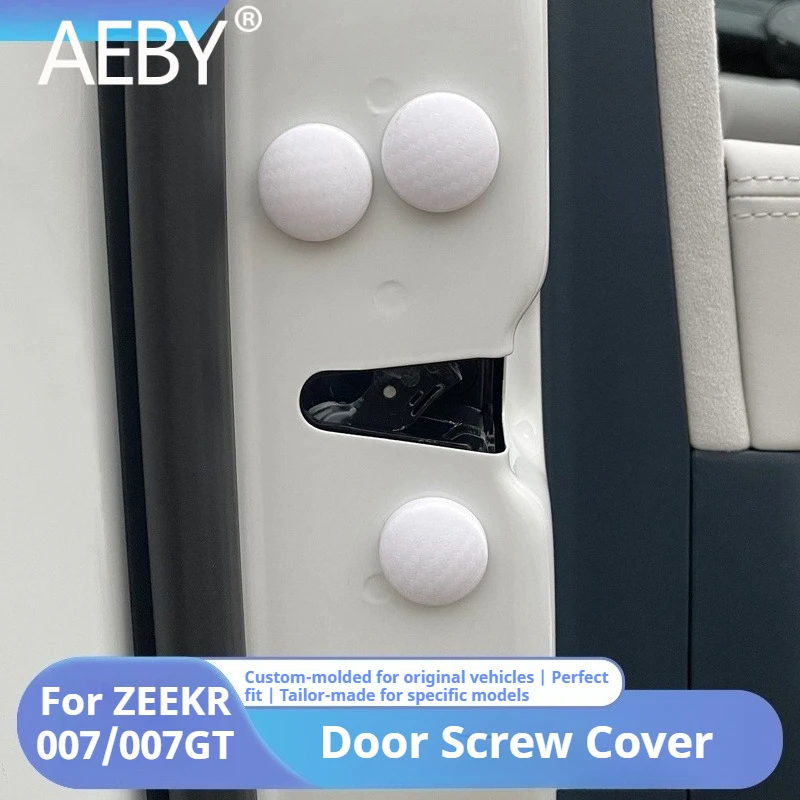 AEBY For ZEEKR 007/007GT 2024 2025 Auto Interior Door Screw Cover Cap Plastic Clips Panel Rivet Plug Kit Interior Accessories