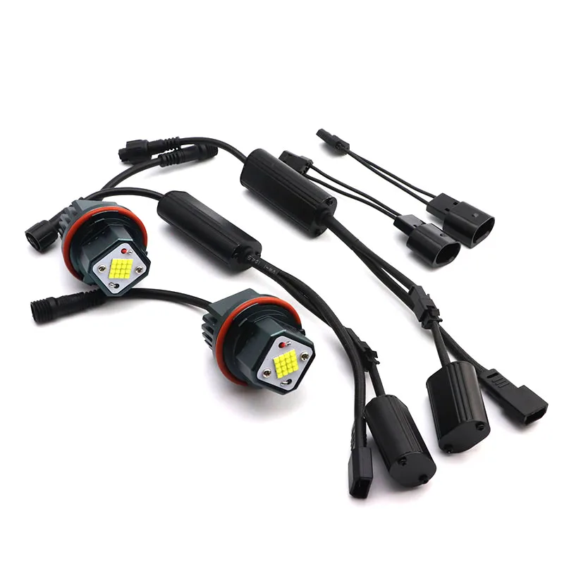 CANbus LED Angel Eyes Marker Light Bulb Error Free White for BMW 5 series E39 M5 face-lifted 520i 523i 525i 528i 530i 535i 00-03