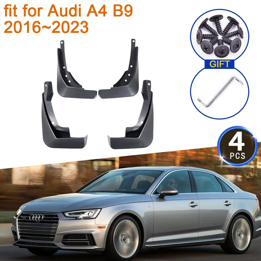

Брызговики для Audi A4 B9 2016 2017 2018 2019 2020 2021 2022 2023