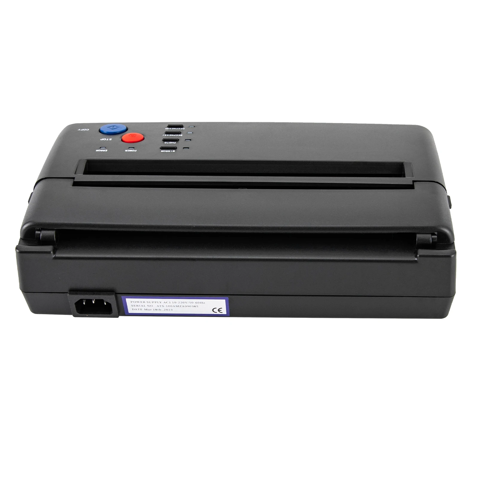 Tattoo Printer: High-Definition Transfer, Mirror Function, Multi-Tattoo Creation for Tattoo Studios, Events, and Personal Use