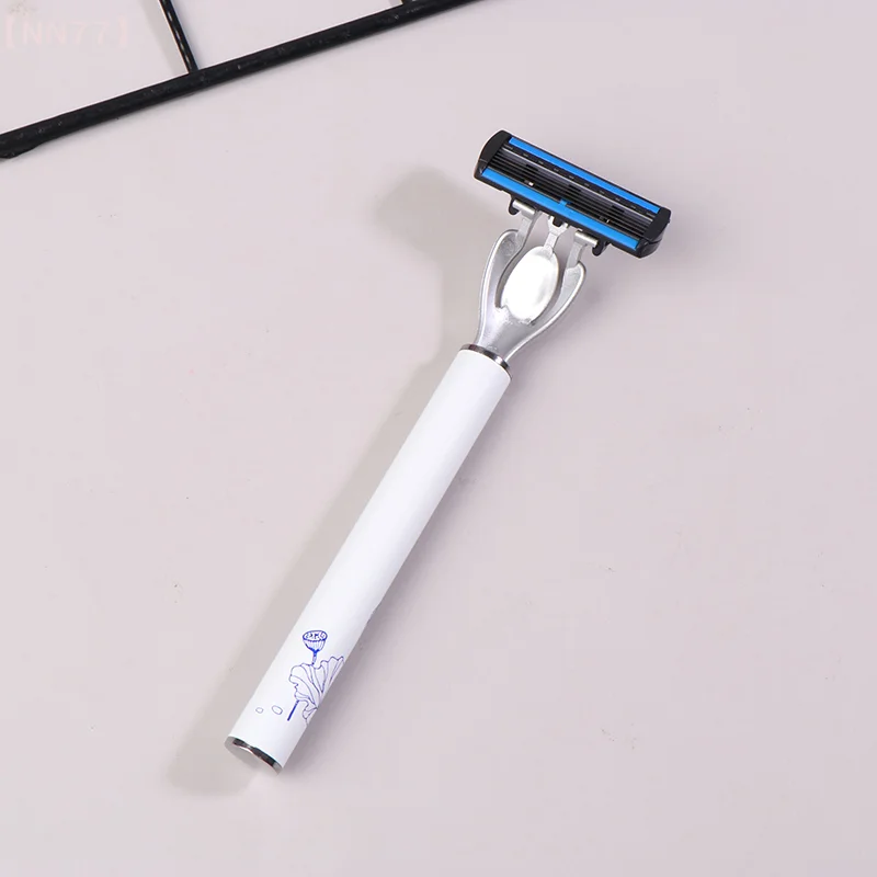 ใบมีดโกนหนวดผู้ชาย Lotus Porcelain 6 ชั้น,เครื่องโกนหนวดแบบคลาสสิก,ใบมีดสแตนเลสแบบถอดเปลี่ยนได้,เหมาะสําหรับใบหน้าของผู้ชาย